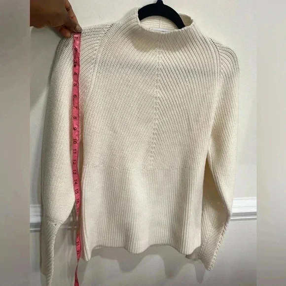 Rebecca Taylor Backless MockNeck Wool Sweater Sz - Picture 5 of 12